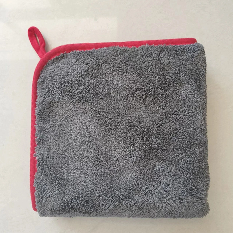 Coral Fleece Thick Microfiber Car Drying Car Fluffy Towel 1200gsm