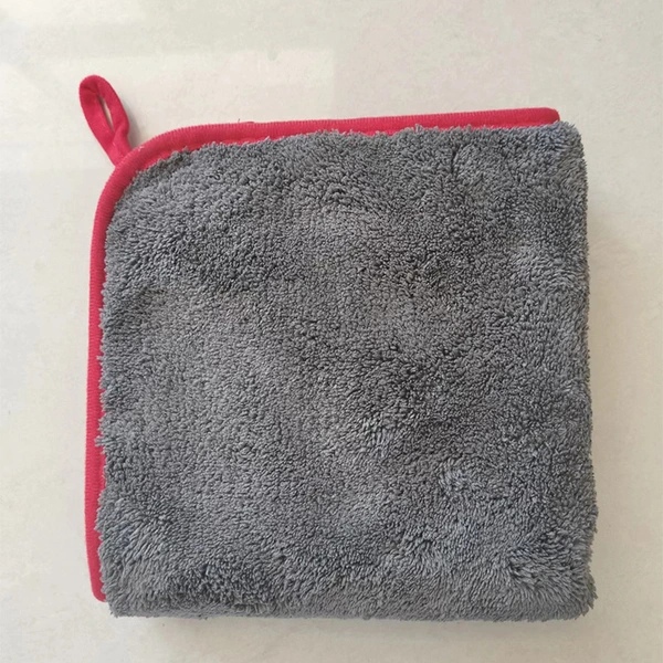 Coral Fleece Thick Microfiber Car Drying Car Fluffy Towel 1200gsm