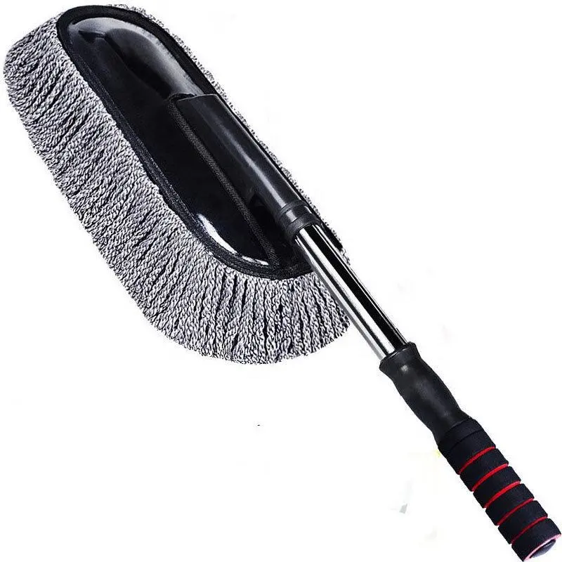 Retractable Brush Mop Car Washer Car Wash Wax Soft Mop Brush