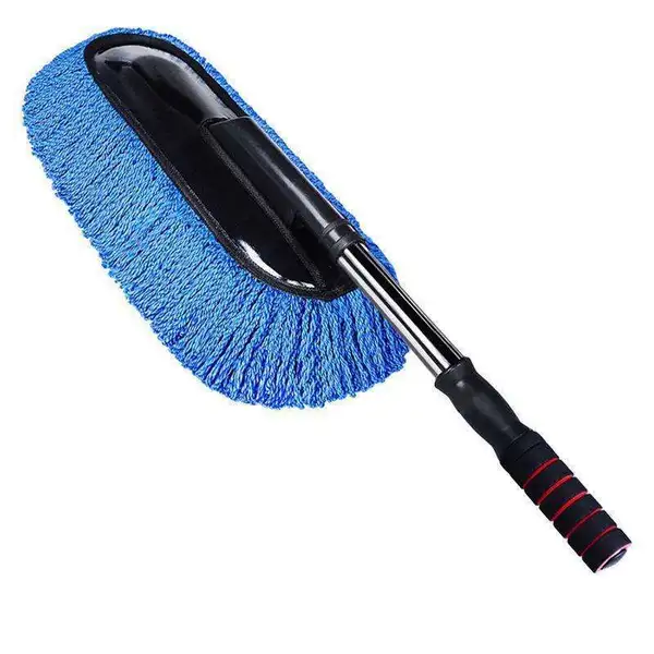 Retractable Brush Mop Car Washer Car Wash Wax Soft Mop Brush