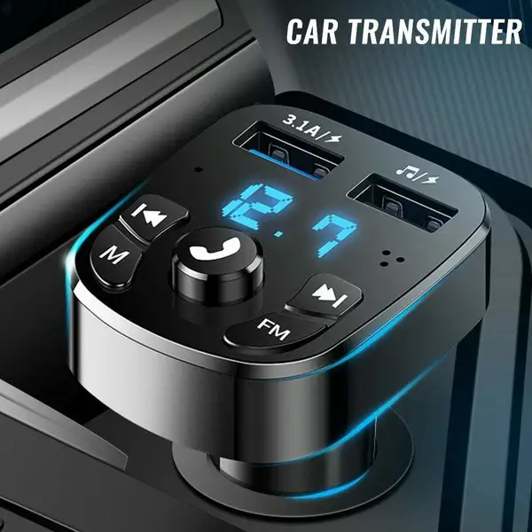 Wireless FM Transmitter Car MP3 Player Kit Car Charger Dual USB Port