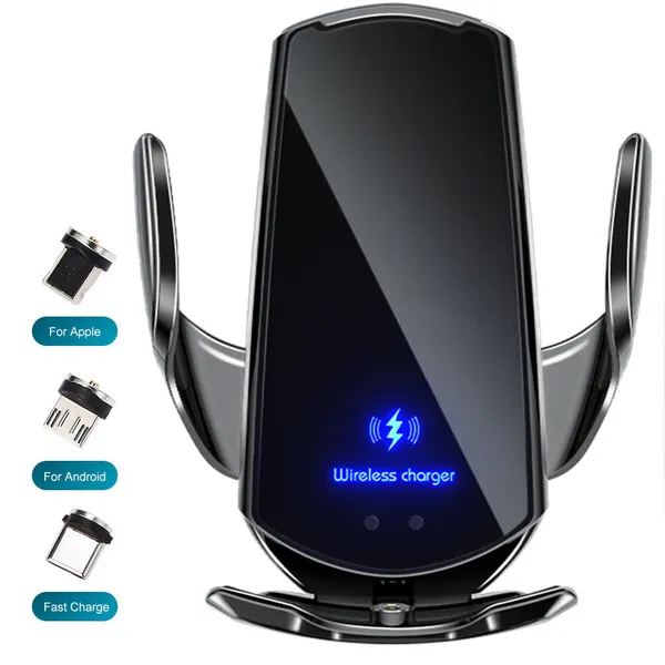 15W Magnetic Wireless Car Phone Charging Holder Phone Support