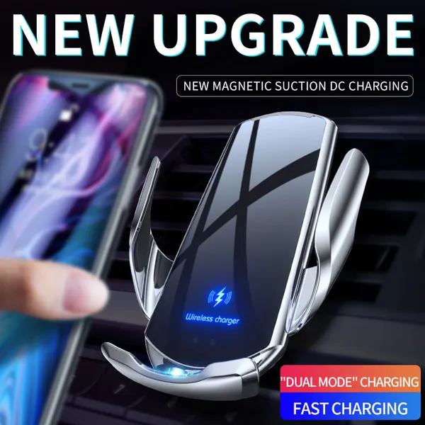15W Magnetic Wireless Car Phone Charging Holder Phone Support