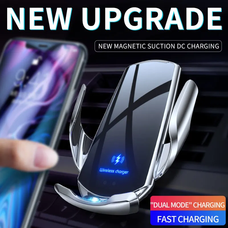 15W Magnetic Wireless Car Phone Charging Holder Phone Support