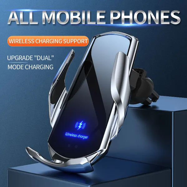 15W Magnetic Wireless Car Phone Charging Holder Phone Support
