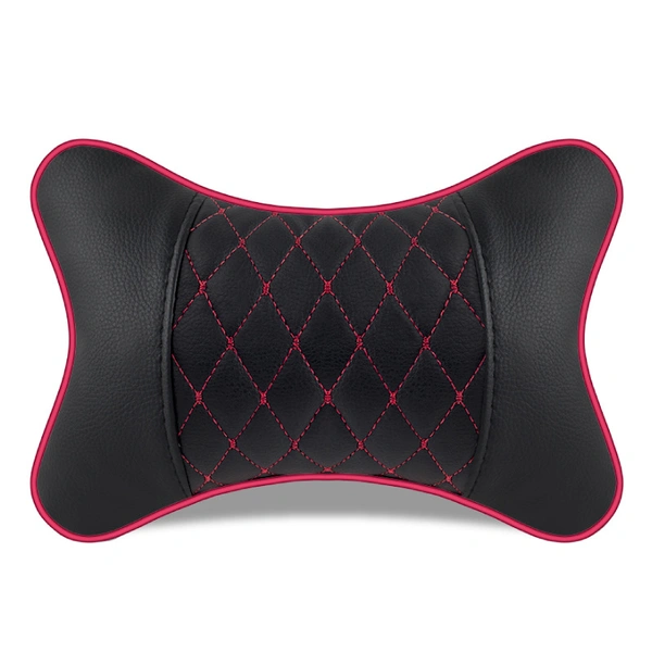 Car Neck Pillows Both Side Pu Leather Headrest Car Pillow