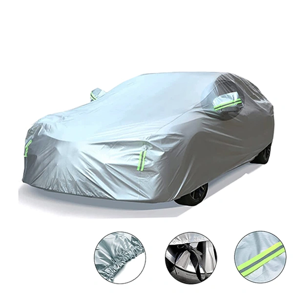 Dustproof Outdoor UV Resistant Sun Protection Polyester Car Cover