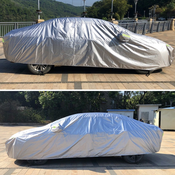 Dustproof Outdoor UV Resistant Sun Protection Polyester Car Cover