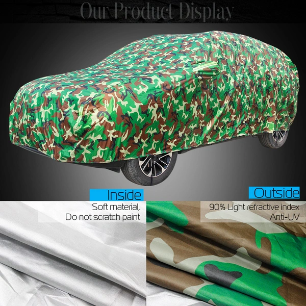 Waterproof Camouflage Outdoor Sun Dust Rain Protective Car Covers