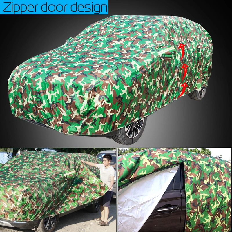 Waterproof Camouflage Outdoor Sun Dust Rain Protective Car Covers