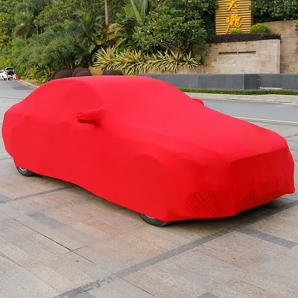 Elastic Velvet Full Car Body Cover Dust-proof Car Cover
