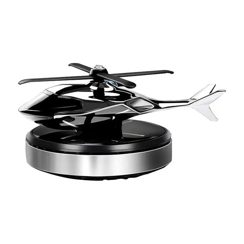 Solar Power Rotating Airplane Helicopter Fragrance