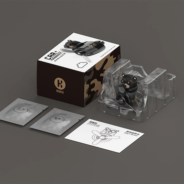 Bear Pilot Car Air Freshener Rotating Propeller Outlet Fragrance