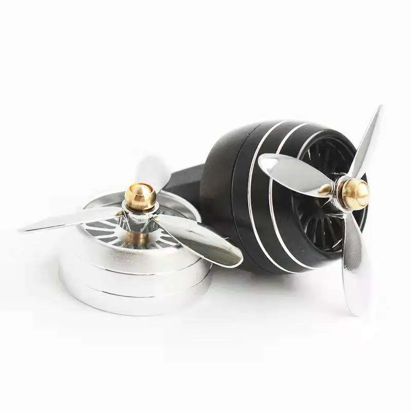 LED Alloy Clip Car Air Freshener Auto Outlet Perfume Diffuser