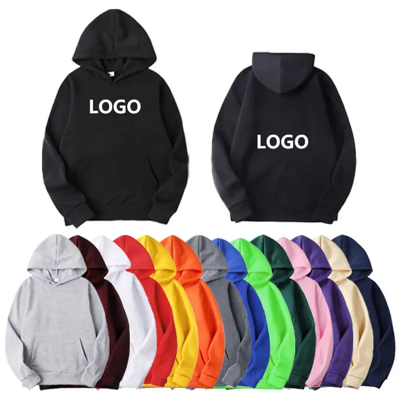 Custom Logo Unisex Cotton Hoodies