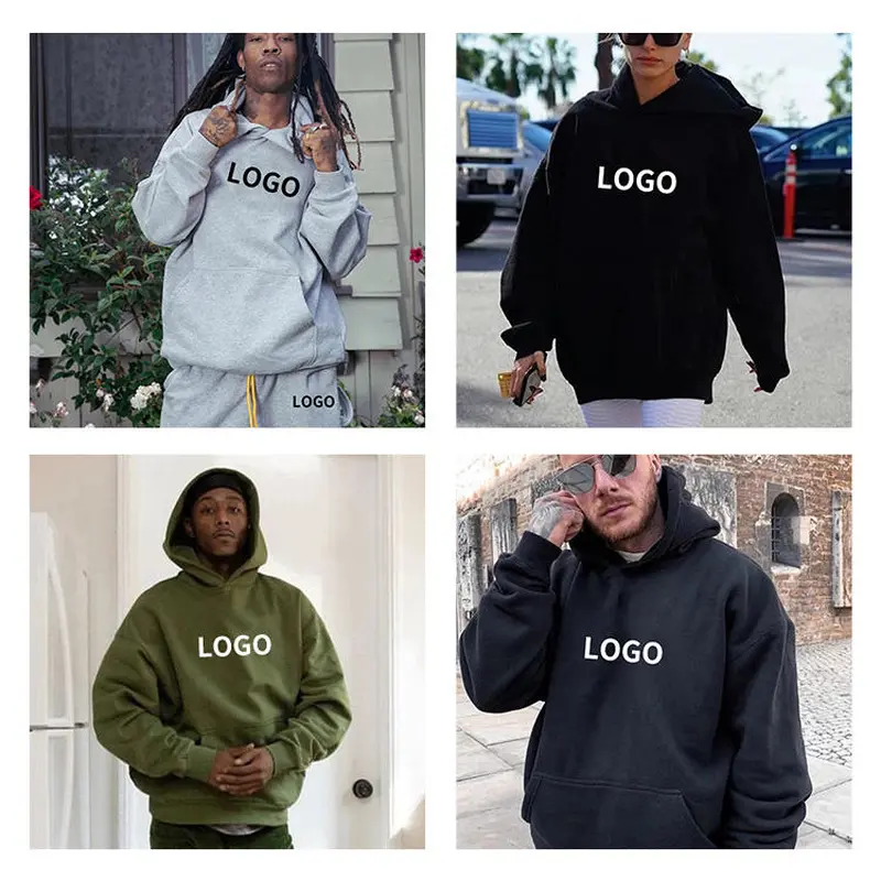 Custom Logo Unisex Cotton Hoodies