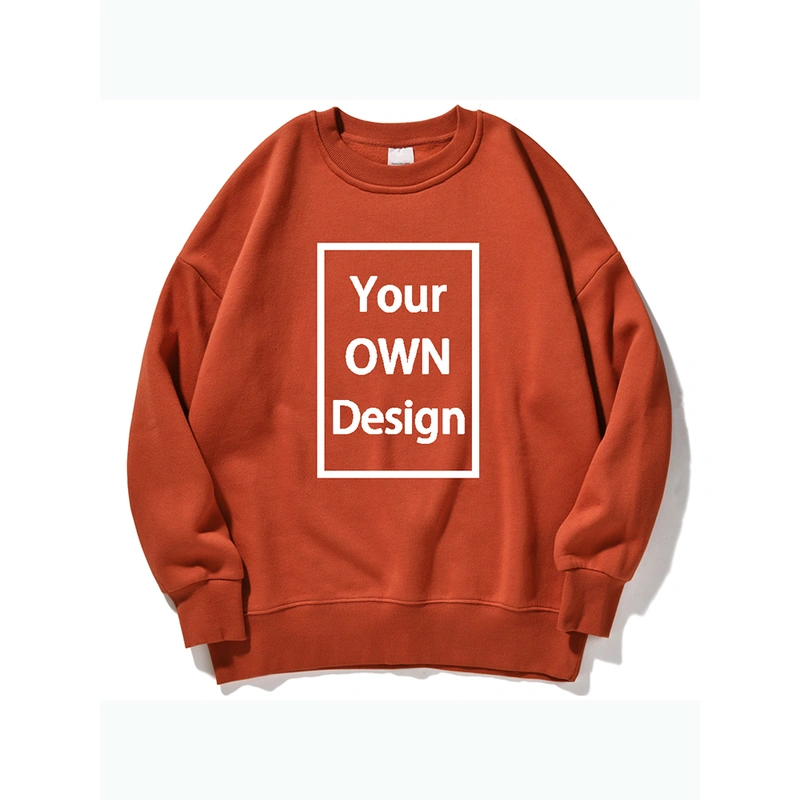 Original Design Brand Logo Custom Pullover DIY Fleece Sweatshirt