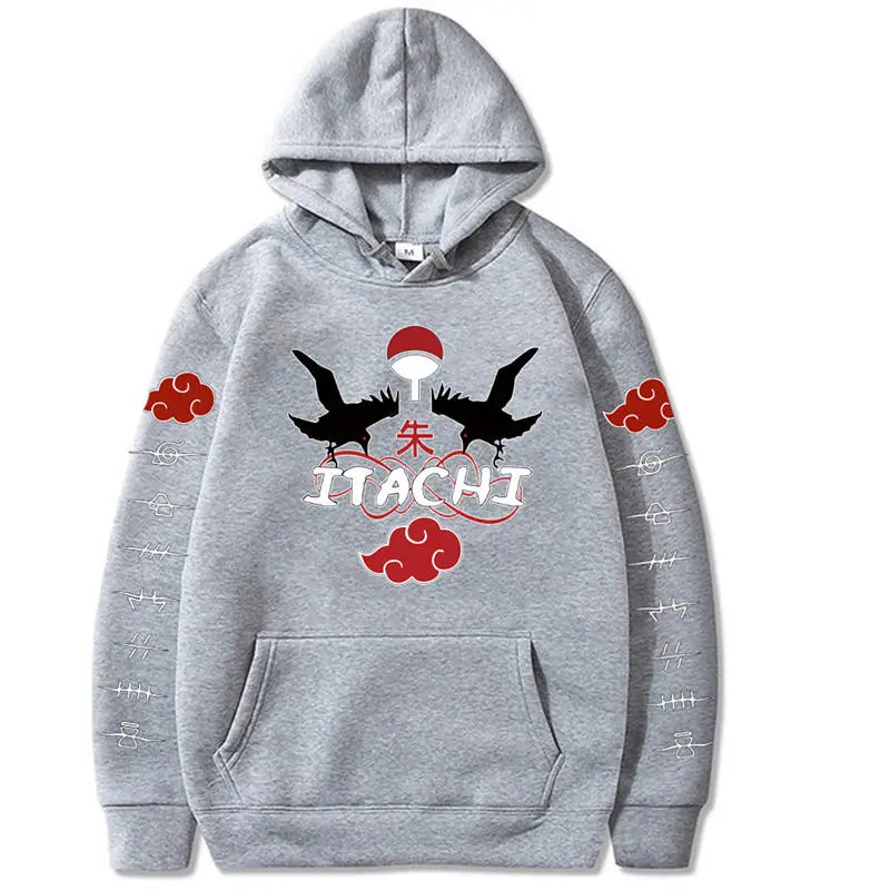 Casual Front Pocket Custom Hoodies Unisex Cotton Anime Hoodie