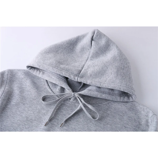 Plus Size Plain Blank Custom Logo Sweatshirts Hoodie Set Unisex