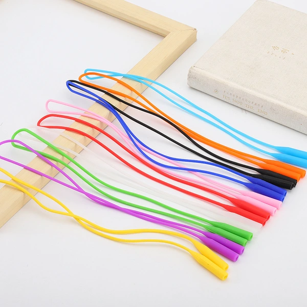 Adjustable Elastic Silicone Eyeglass Retainer Straps