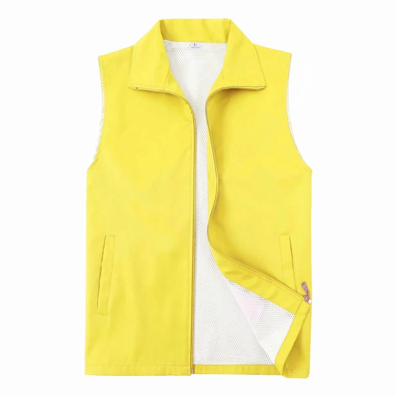 Sleeveless Thin Breathable Vest Event Volunteer Vest Customized Logo