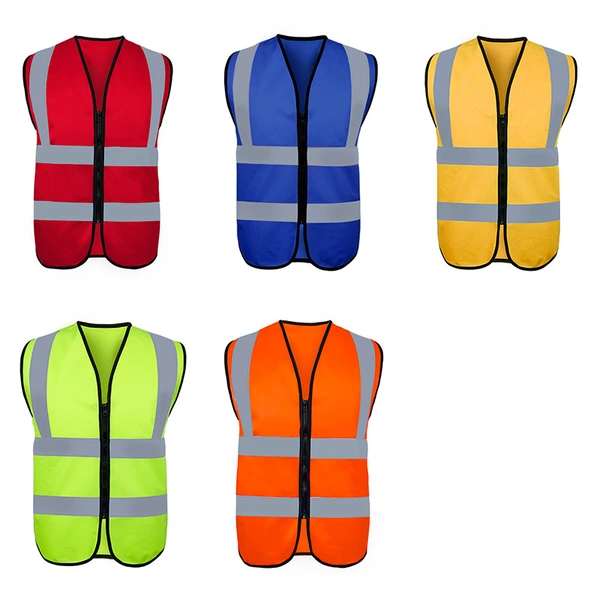 Outdoor High Visibility Reflective Strips Traffic Engineer Safety Vest