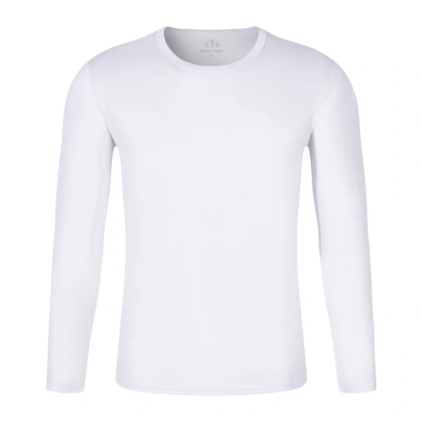 Customized Logo Long Sleeve Round Neck Quick Dry Breathable T-shirt
