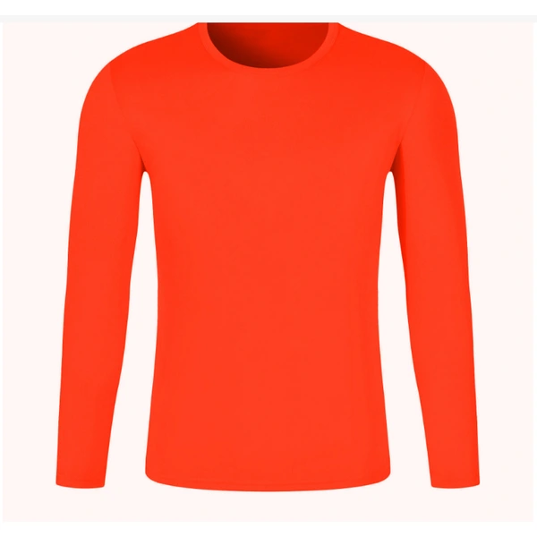 Customized Logo Long Sleeve Round Neck Quick Dry Breathable T-shirt