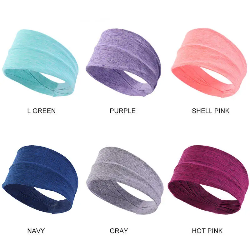 Non Sli Wide Fitness Sports Moisture Wicking Yoga Running Fitness