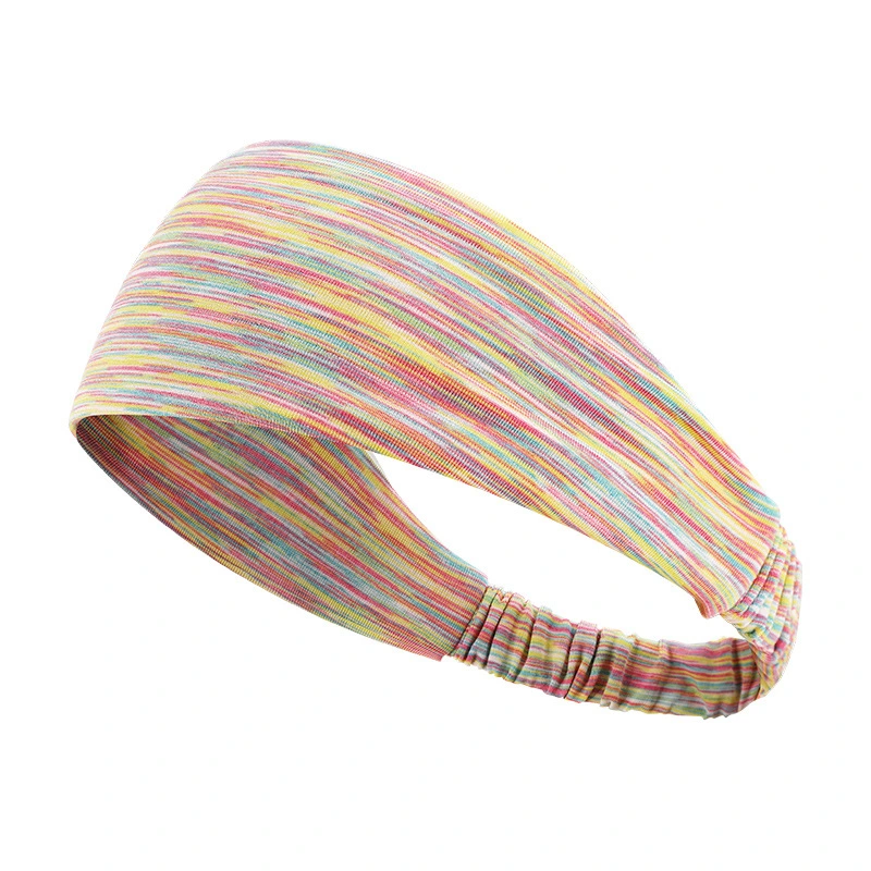Custom Print Women Fitness Yoga Headband Jogging Tennis Hair Band