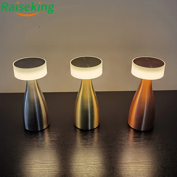 Lámpara de mesa inalámbrica neoz lampara para luces de mesa de comedor de restaurante