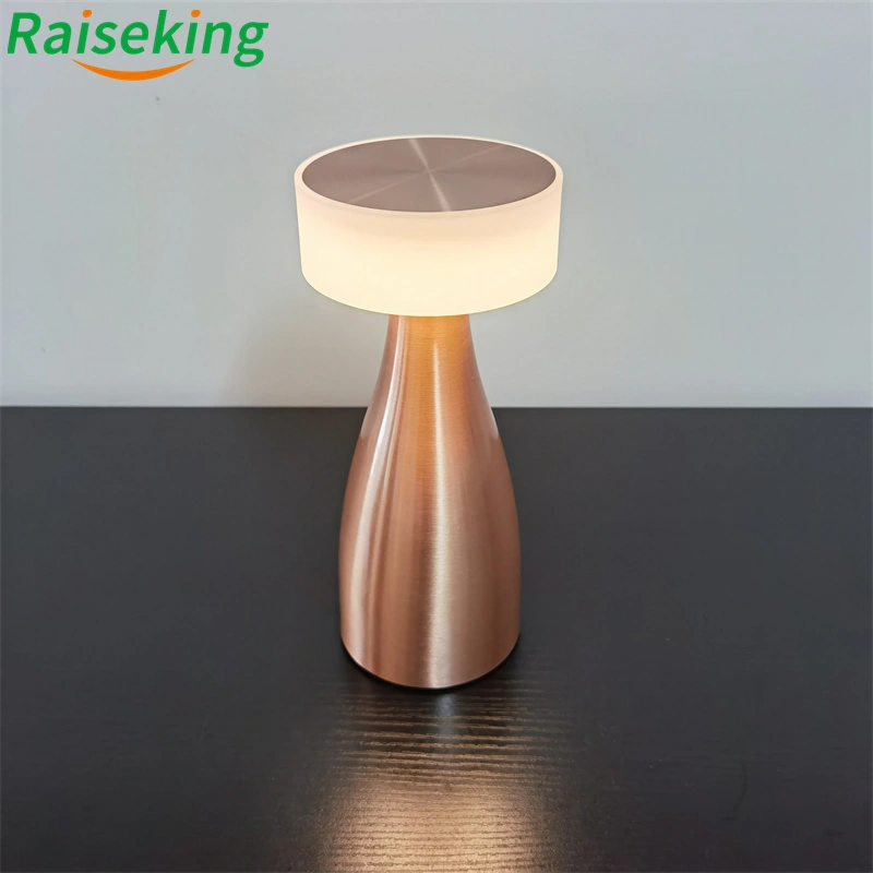 Lámpara de mesa inalámbrica neoz lampara para luces de mesa de comedor de restaurante