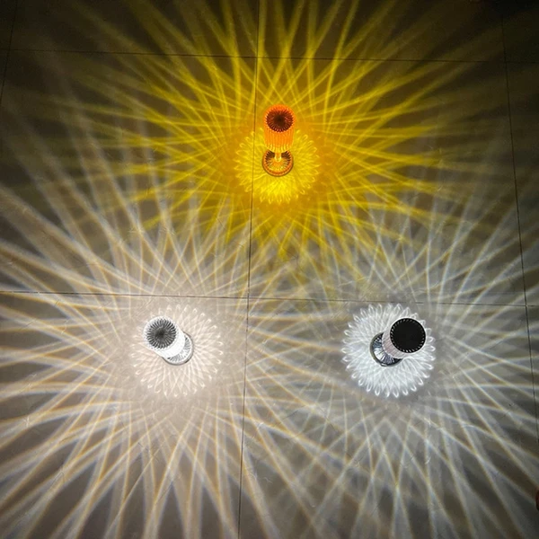 مصباح طاولة كريستال أكريليك مع بطارية USB قابلة لإعادة الشحن 