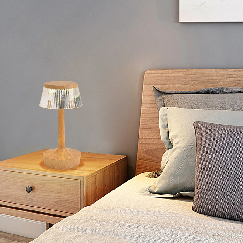 lámpara de mesa inalámbrica led de hotel moderno restaurante bar mesa luz táctil 