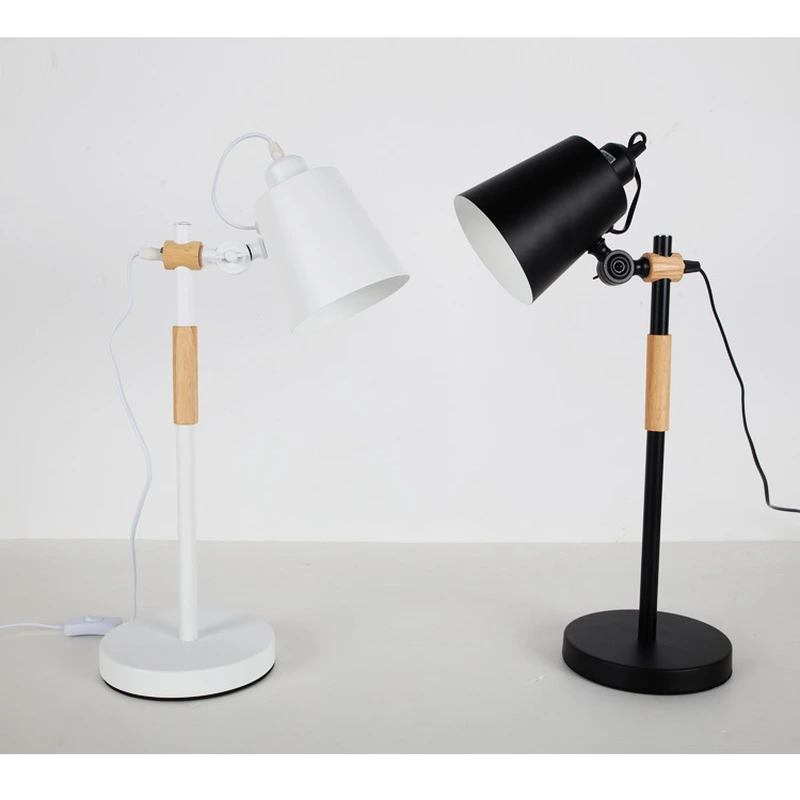 الأجهزة المكتبية مصباح طاولة معدنية مصباح السرير مصابيح القراءة للعمل 