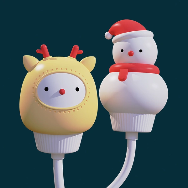 USB conectar lindo sensor lámpara luz de noche led con temporizador automático remoto 