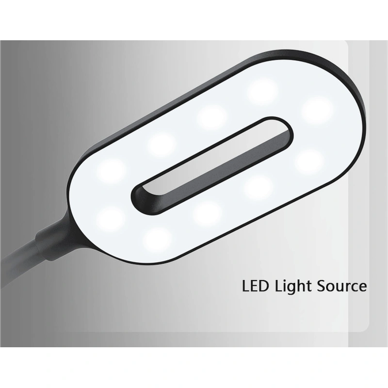 lámpara de escritorio led con portalápices y cargador inalámbrico 