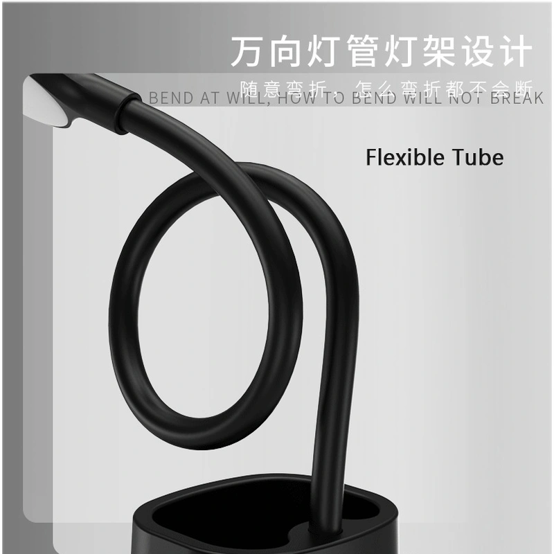 lámpara de escritorio led con portalápices y cargador inalámbrico 