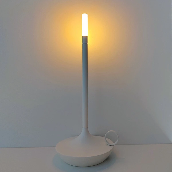 amazon aluminio led comedor ktv inalámbrico noche soporte lámpara de mesa