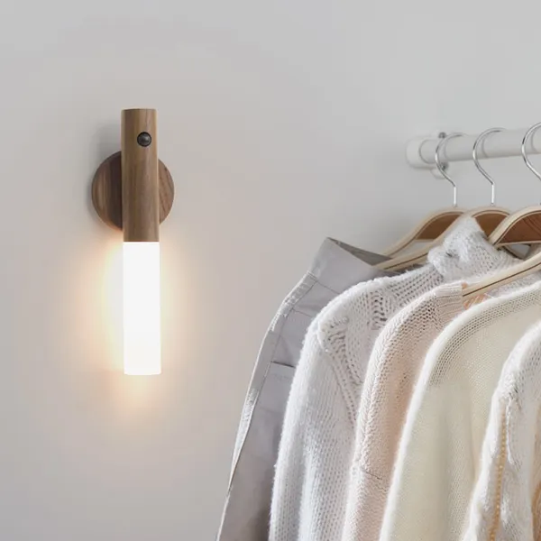 Lámpara de pared de emergencia, luz de armario, soporte inalámbrico, luz nocturna al lado