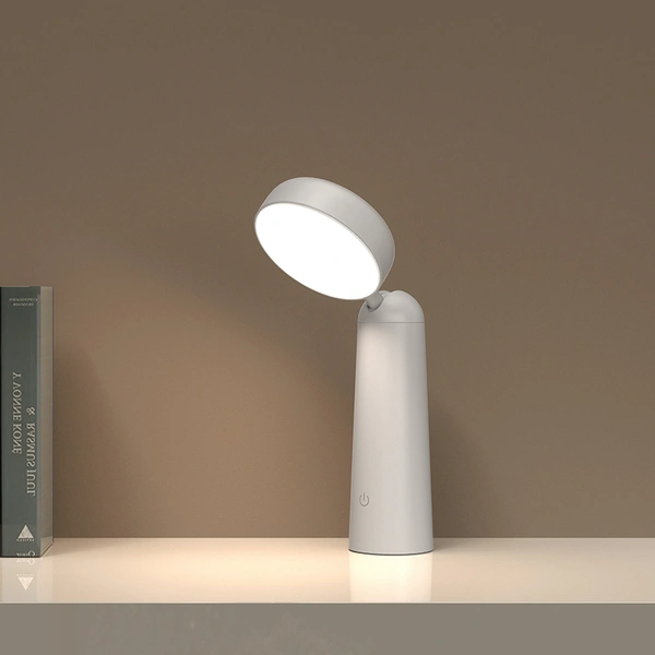 Linda lámpara led de escritorio para mesa de noche, luz nocturna regulable táctil para niños 