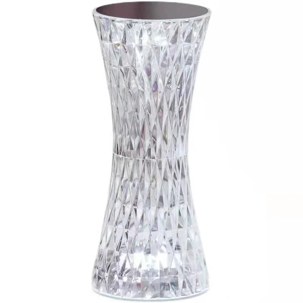 الاكريليك الكريستال مصباح طاولة ليلة مع بطارية قابلة للشحن usb