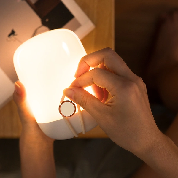 Batería portátil led colgada decoración del hogar luz nocturna para iluminación exterior