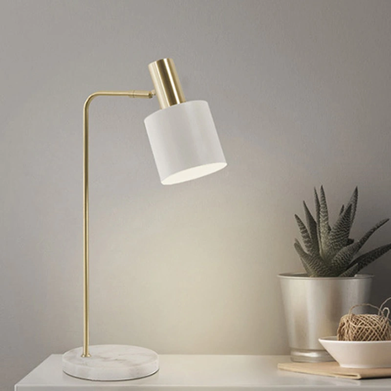 الشمال الحديثة الفاخرة الرخام الجدول مصباح مكتب lampada da tavolo