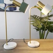 الشمال الحديثة الفاخرة الرخام الجدول مصباح مكتب lampada da tavolo