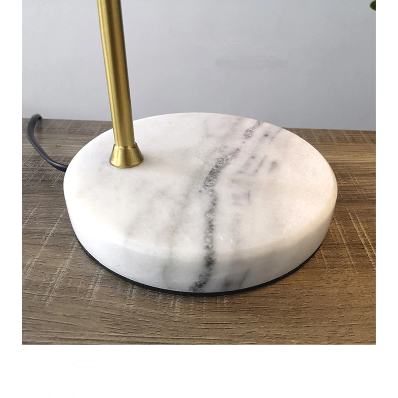 الشمال الحديثة الفاخرة الرخام الجدول مصباح مكتب lampada da tavolo
