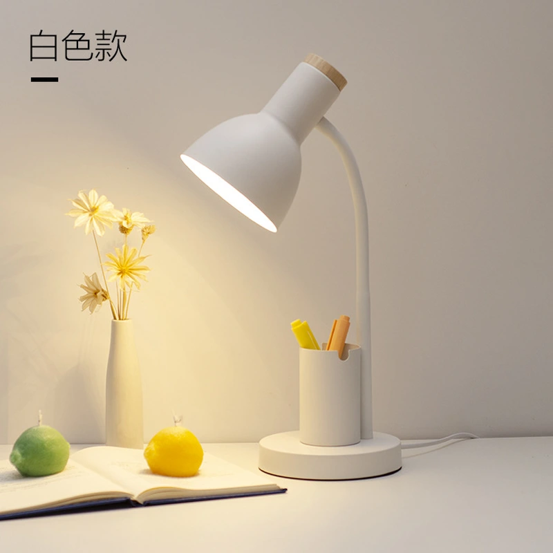 مادة الحديد والخشب الظل مصباح معدني الشمال لطالب القراءة الطالب 