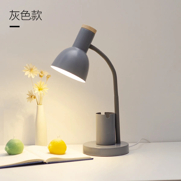 مادة الحديد والخشب الظل مصباح معدني الشمال لطالب القراءة الطالب 