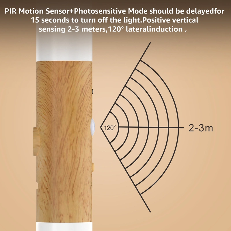 Lámpara de pared LED magnética con sensor de movimiento, luces nocturnas USB para interiores