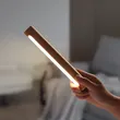 Lámpara de pared de madera LED magnética recargable  